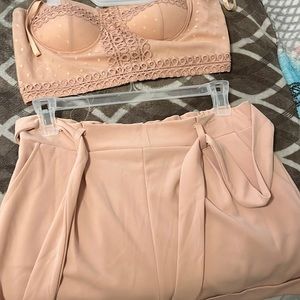 2 piece shorts and top
